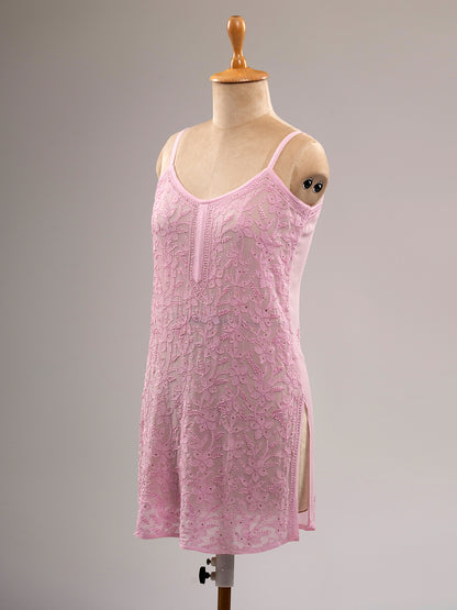 Iktara Chikankari Spaghetti Top