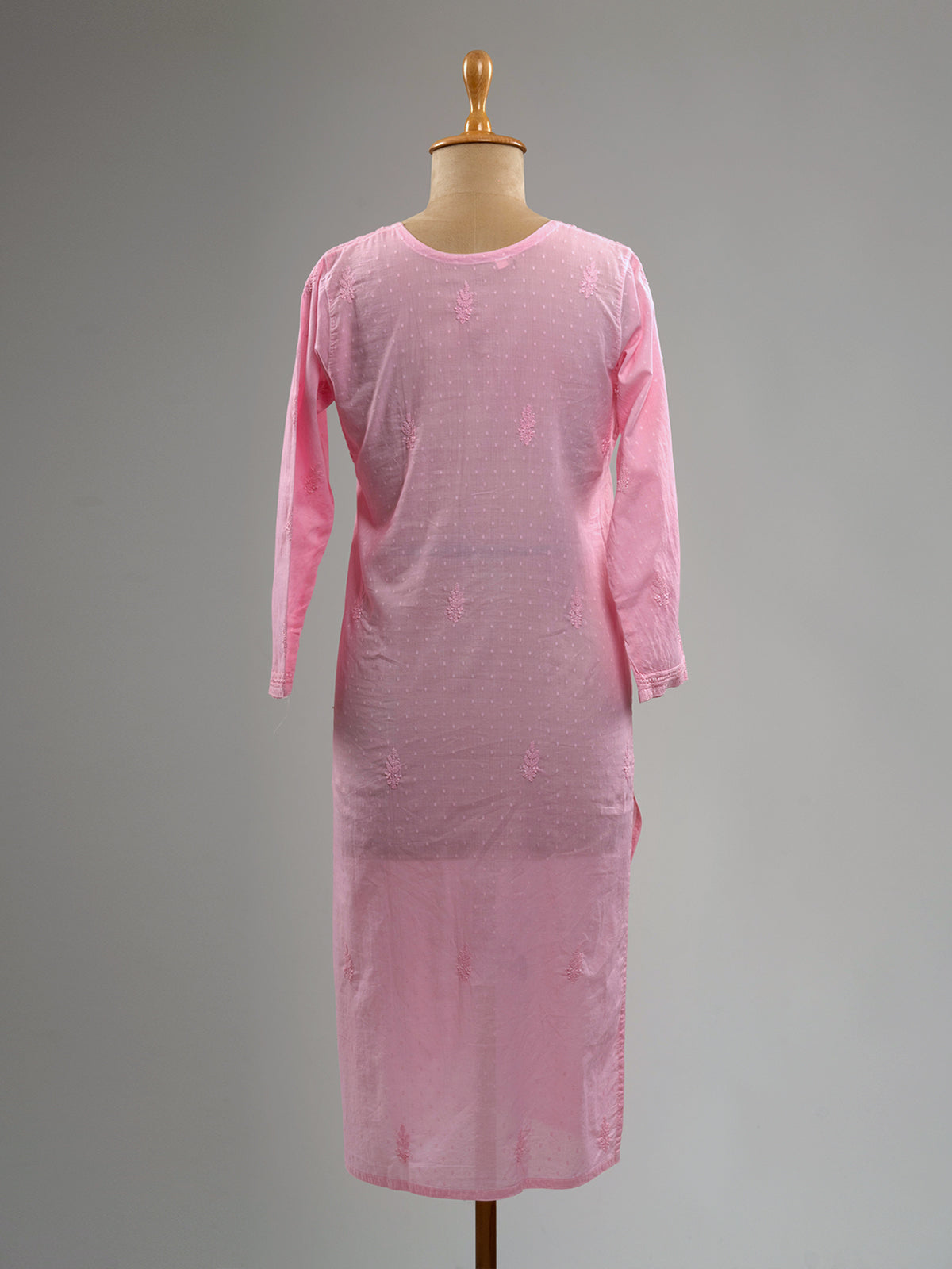 Dobby Cotton Chikankari Kurti