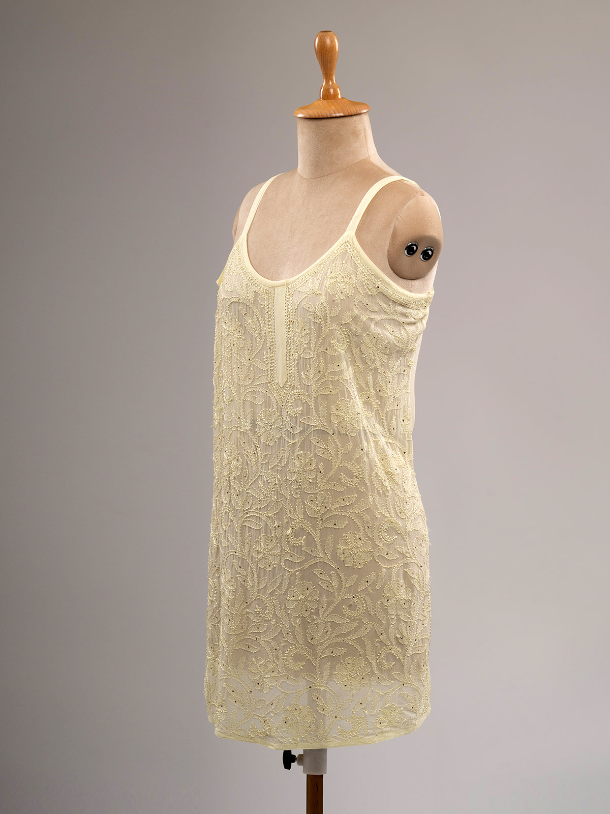 Iktara Chikankari Spaghetti Top