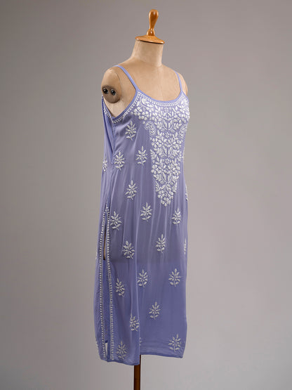 Chikankari Spaghetti Kurti