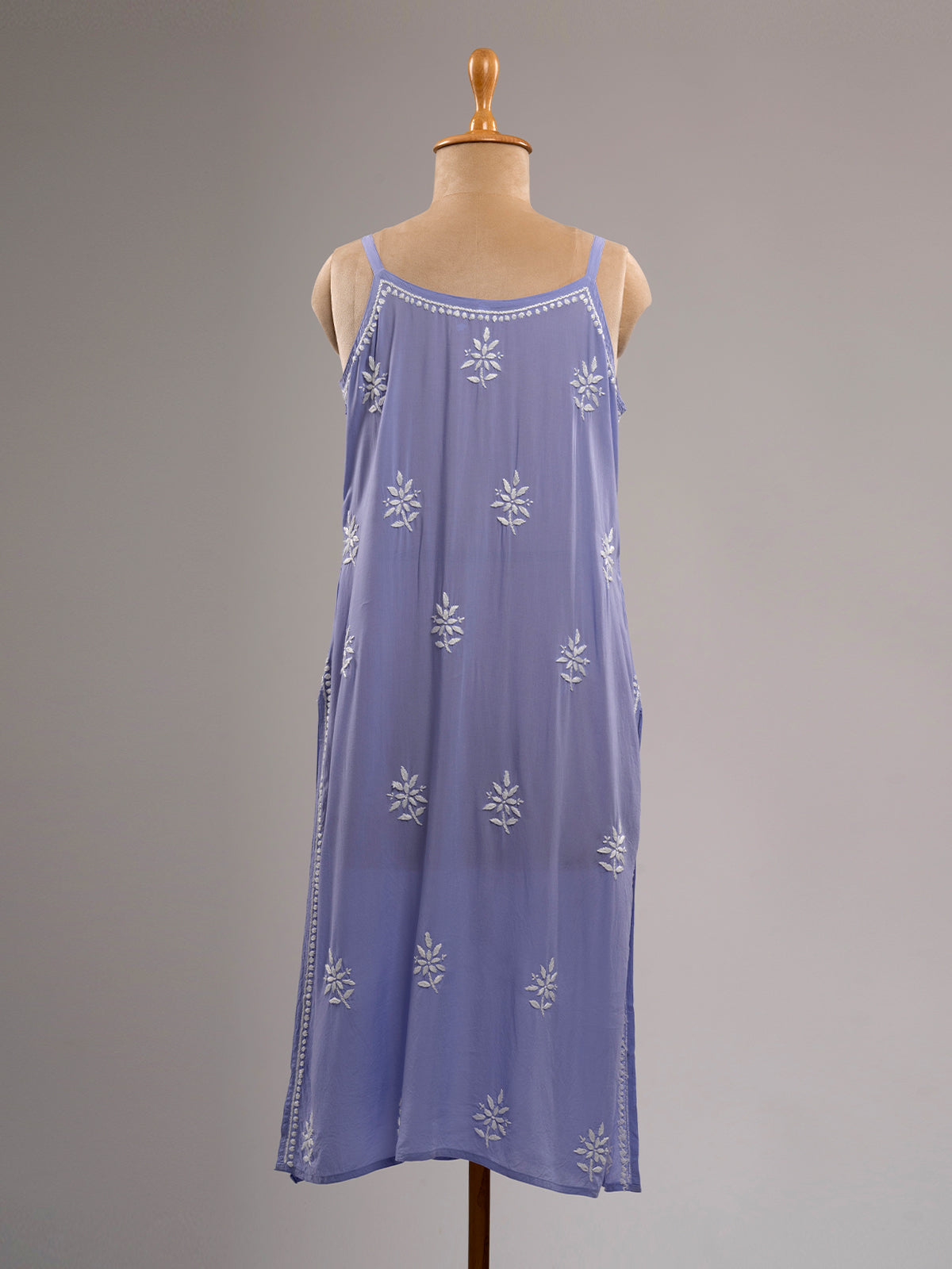 Chikankari Spaghetti Kurti