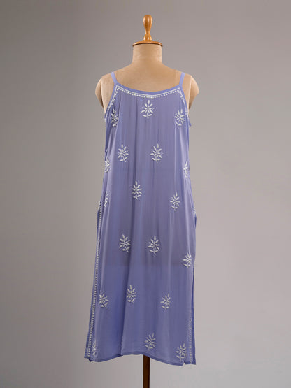 Chikankari Spaghetti Kurti