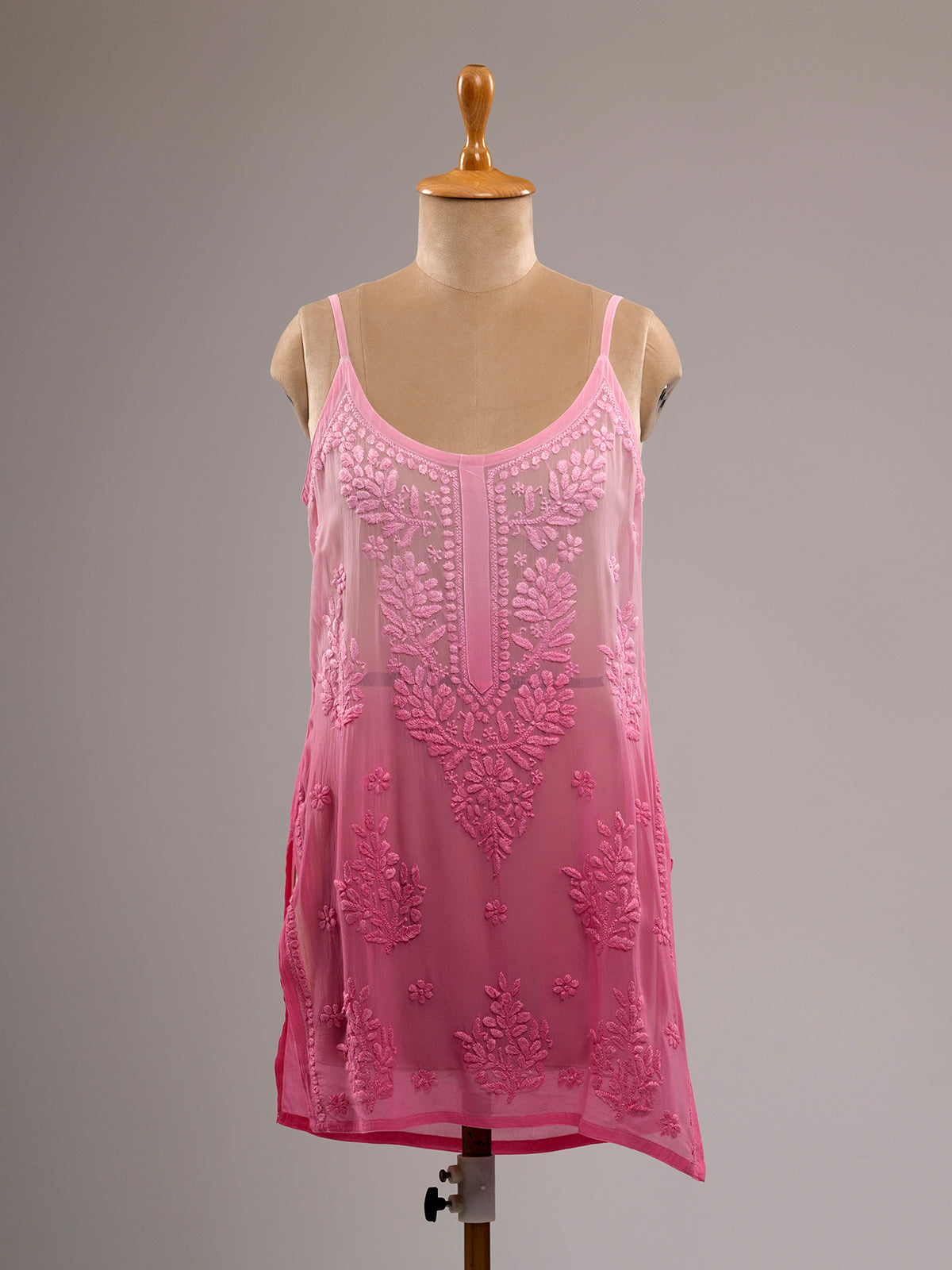 VISCOSE SPAGHETTI STRAP KURTI