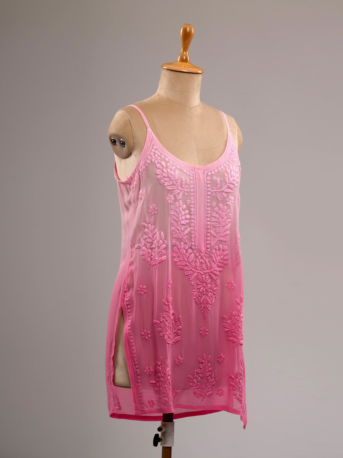VISCOSE SPAGHETTI STRAP KURTI