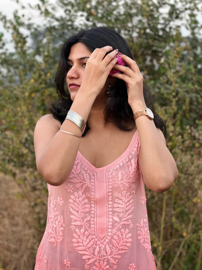 VISCOSE SPAGHETTI STRAP KURTI