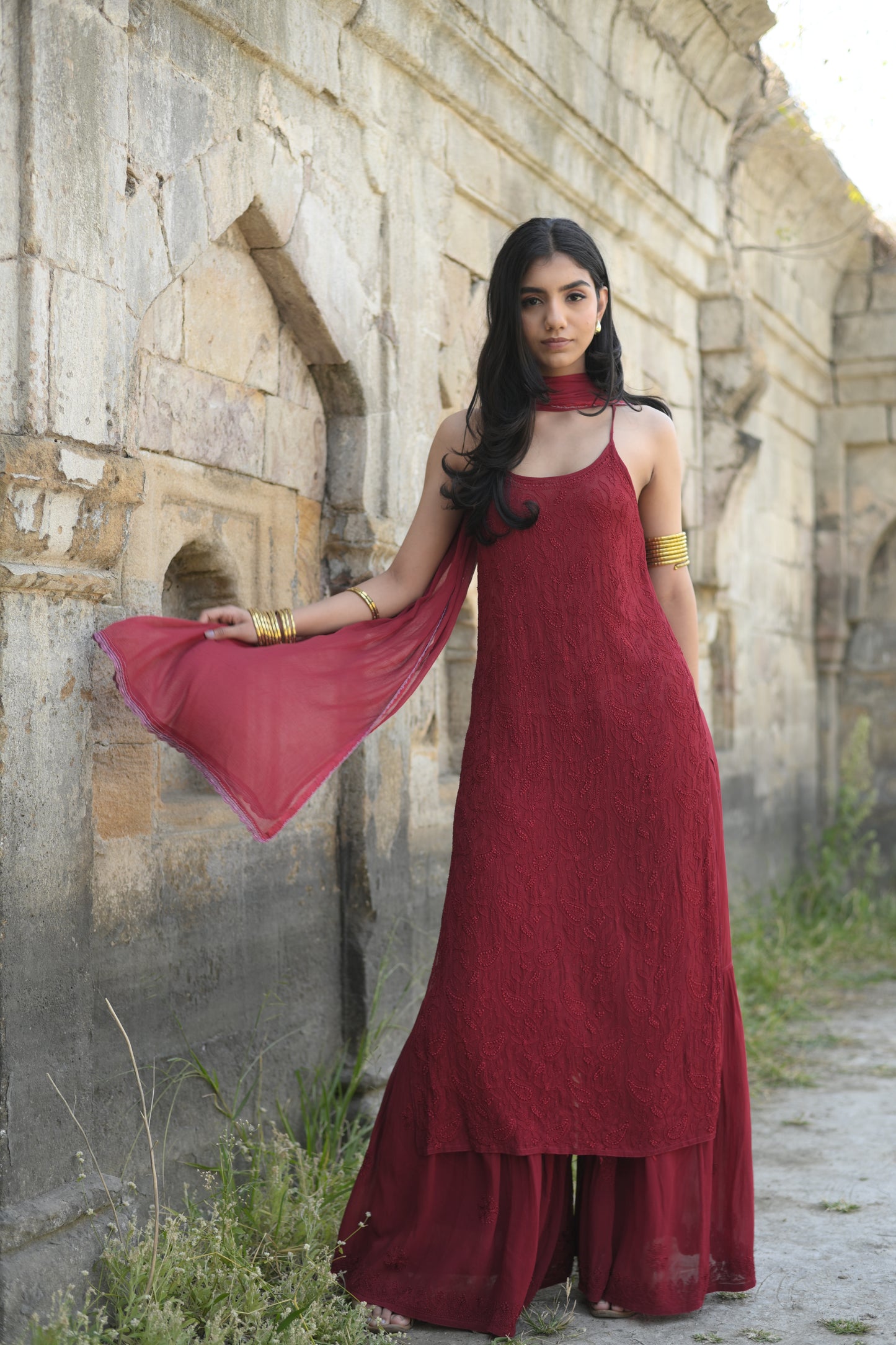 Iktara Chikankari Set