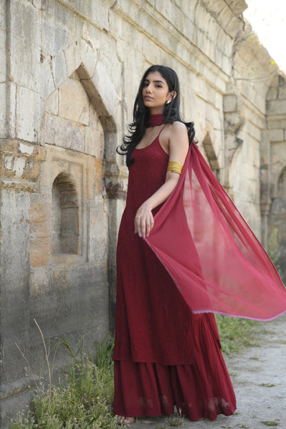 Iktara Chikankari Set